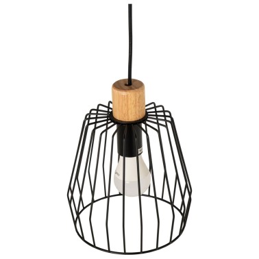 Lampara de techo Faura negro