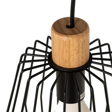 Lampara de techo Faura negro