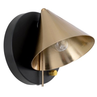 Lampara aplique Nela negro