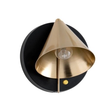 Lampara aplique Nela negro