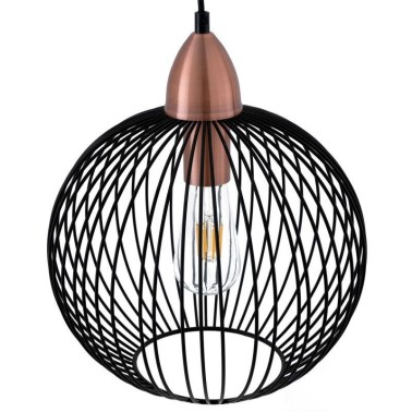 Lampara de techo Tibi negro