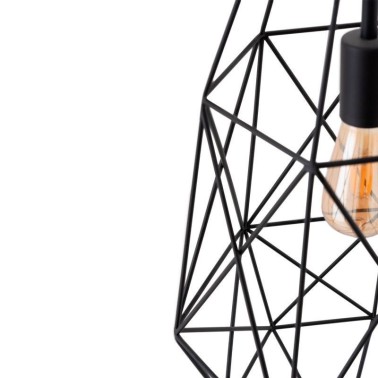 Lampara de techo Toras negro