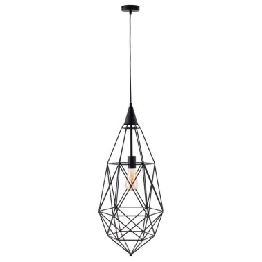 Lampara de techo Toras negro