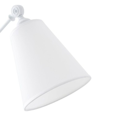 Lampara de pie Aloia blanco