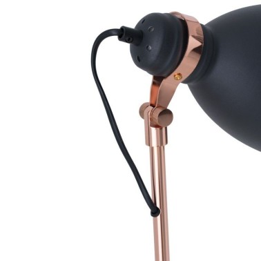 Lampara de pie Blasca negro