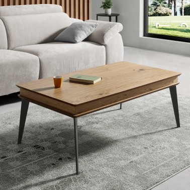MESA CENTRO ELEVABLE PLUS, mesa moderna para ambientes con estilo