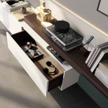 Composición modular moderna de salón REPLAY 02