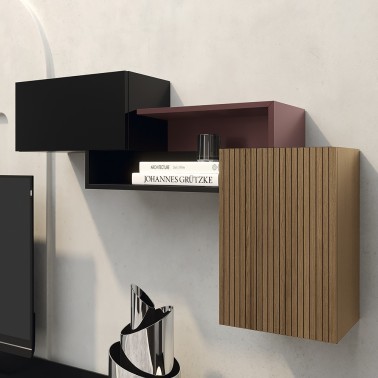 Composición modular moderna de salón REPLAY 04