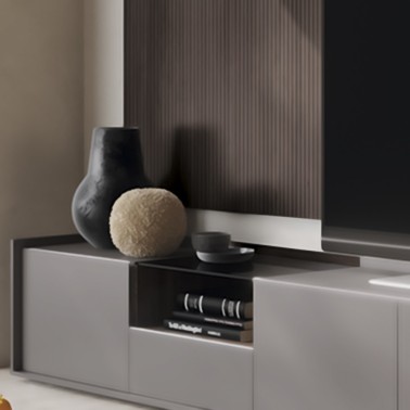 Composición modular moderna de salón REPLAY 06C