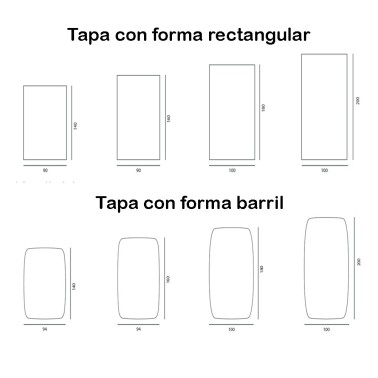 MESA INFINITY INDESAN EN PORCELANICO