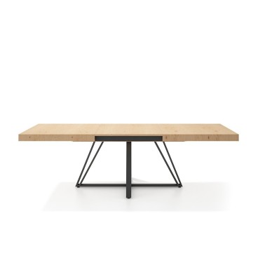 mesa comedor extensible patas metalicas