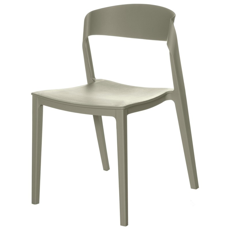 Silla apilable polipropileno ADELYN verde