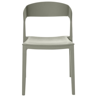 Silla aplilable polipropileno verde Adelyn