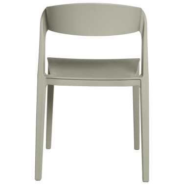 Silla aplilable polipropileno verde Adelyn