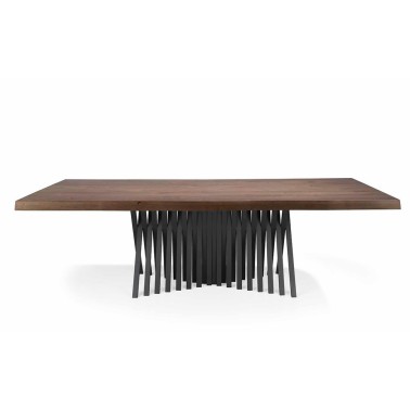 Mesa de comedor en madera maciza de roble ALF WOOD