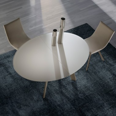 MESA OVALADA EXTENSIBLE MOONLIGHT DE RAMIRO TARAZONA