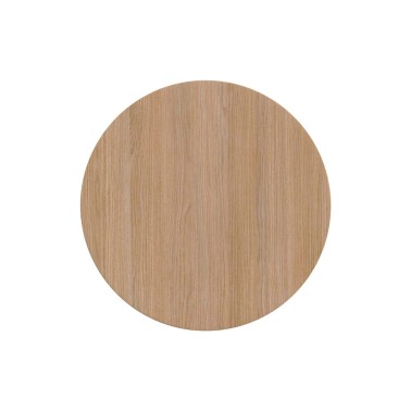 Mesa redonda fija en roble LORENZA