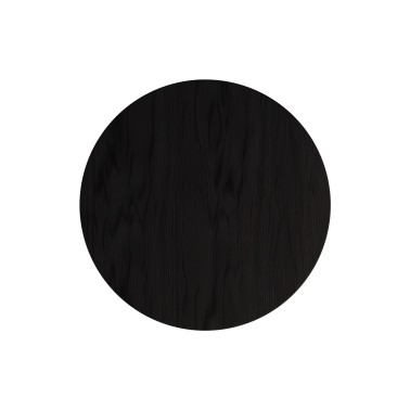 Mesa redonda 120 cm roble negro REGINA
