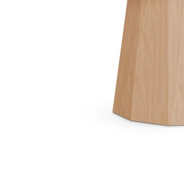 Mesa comedor redonda 120 cm roble REGINA