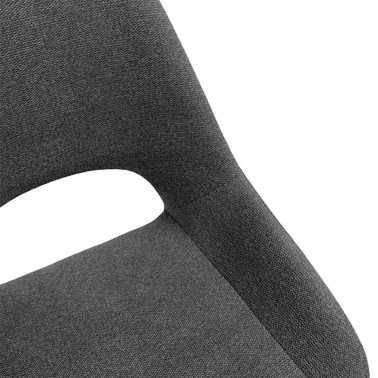 SILLA TAPIZADA CON PATAS METALICAS SIMONA