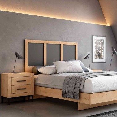 Cabecero de madera para cama 150 Paris IV