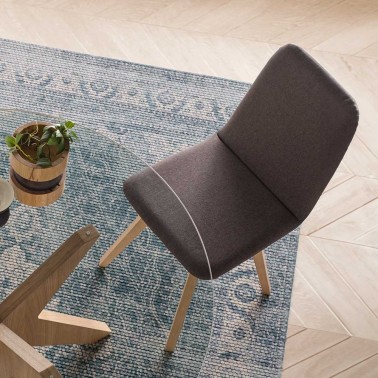 Silla tapizada estilo nordico ANDANA