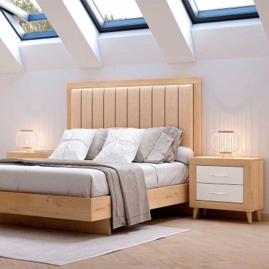 Cabecero tapizado para cama 150 cm PARIS IX