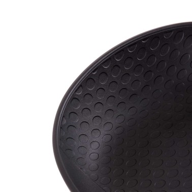 Taburete alto en polipropileno negro ALENE