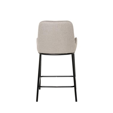 TABURETE BAJO TAPIZADO MILTON