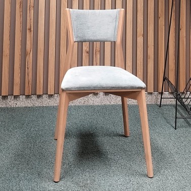 Silla de comedor de madera MANILA