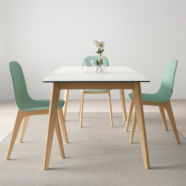 Mesa Atlas fija de Cancio para cocina y comedor