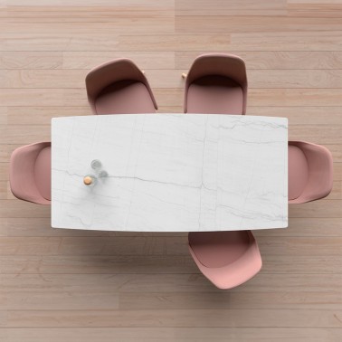 Mesa Atlas fija de Cancio para cocina y comedor