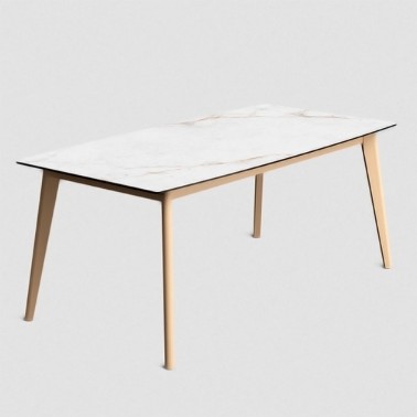 Mesa Atlas fija de Cancio para cocina y comedor