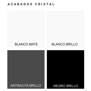 Mesa cocina cristal Concept fija de Cancio