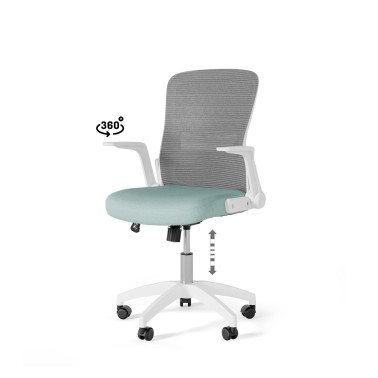 Silla de escritorio con ruedas y giratoria MANCHESTER