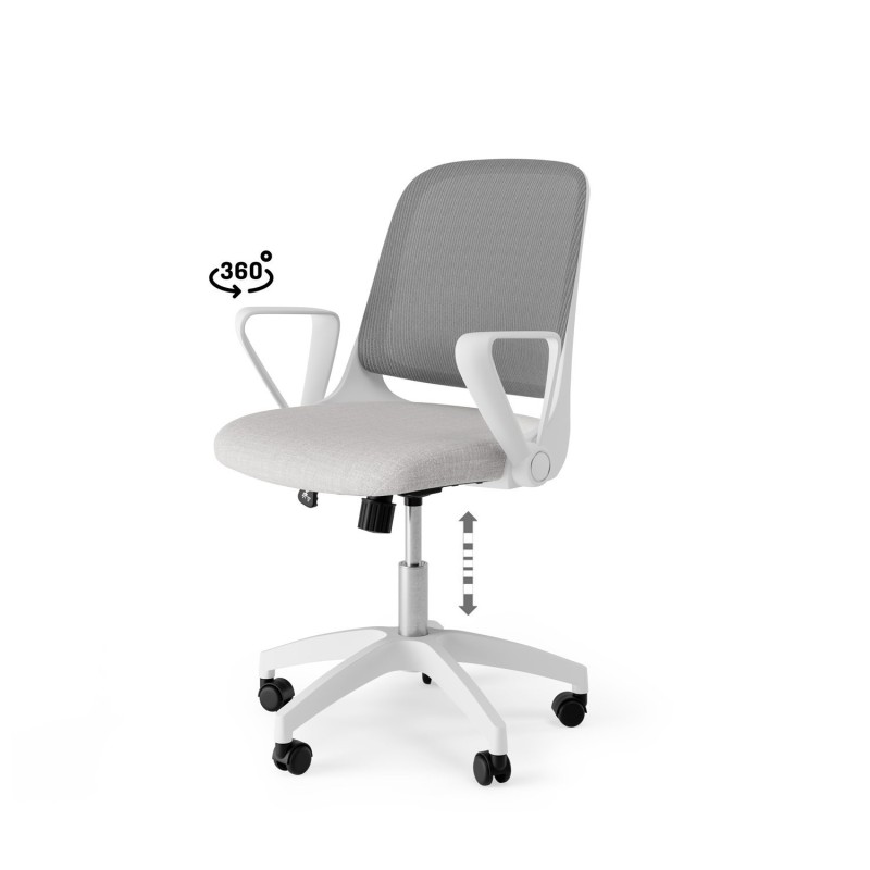 Silla de escritorio giratoria y con ruedas SIRACUSA