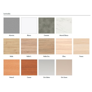 Mesa cocina extensible Nerea con tapa en laminado