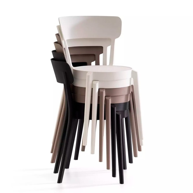 Silla apilable de cocina en polipropileno LIA