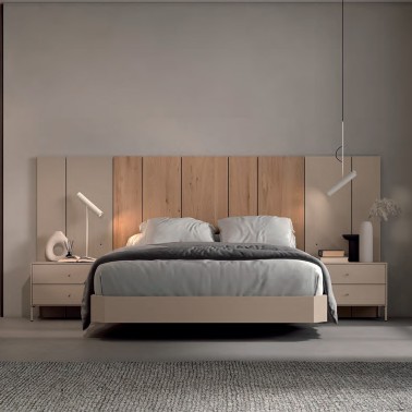 DORMITORIO DE MATRIMONIO MODERNO PARA CAMA 150 CM