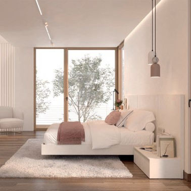 Domritorio moderno de matrimonio con cama 150 cm Berlin I