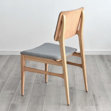 Silla comedor nordica tapizada NEW PORTO