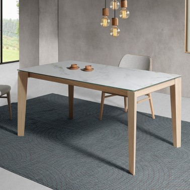 mesa geo de indesan en porcelanico