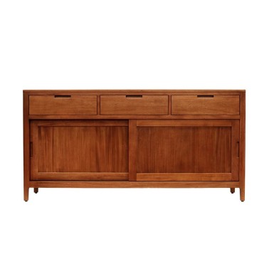 Aparador nordico con 3 cajones y puertas correderas Oporto