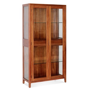 Vitrina nordicoa con 2 puertas y 2 cajones Oporto