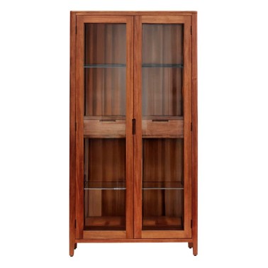 Vitrina nordicoa con 2 puertas y 2 cajones Oporto