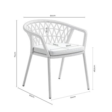 SILLA DE JARDIN SOLENE