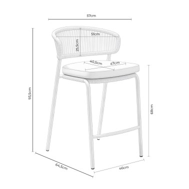 TABURETE DE JARDIN RANDALL