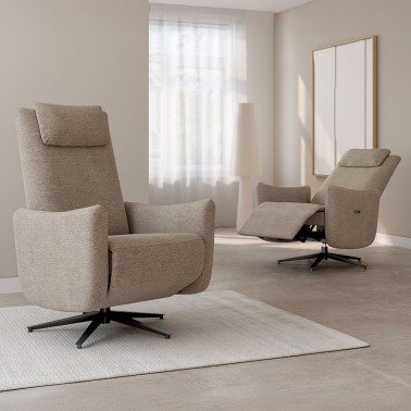 Sillon relax electrico y giratorio MEGAN