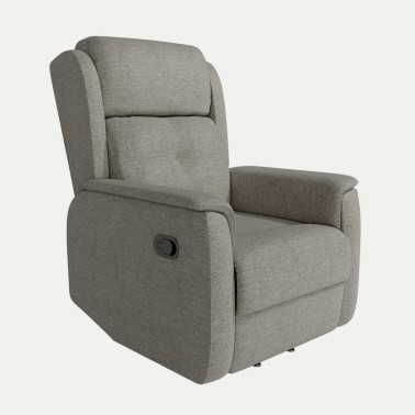 Sillon relax manual tapizado Cloe