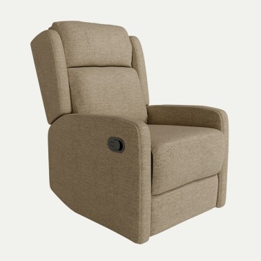 Sillon relax manual tapizado CELIA